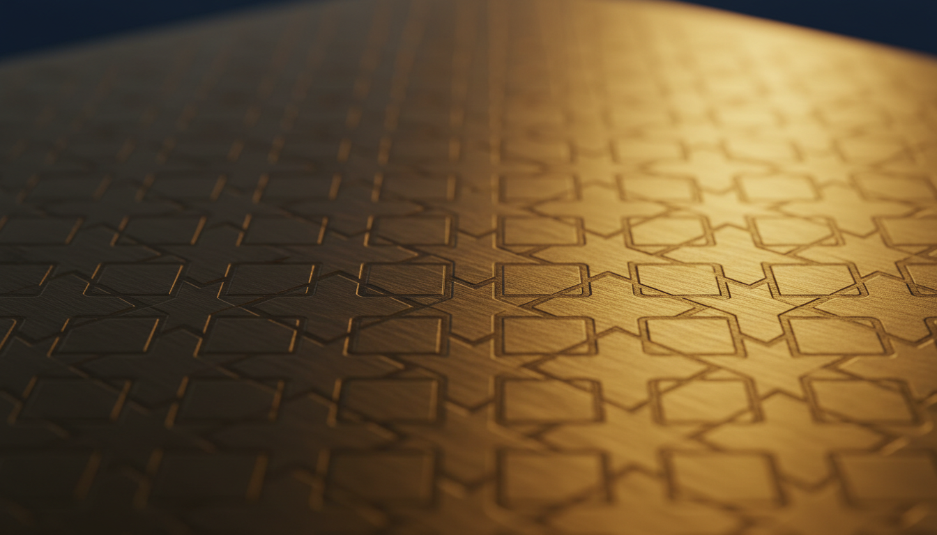 Brushed brass detail